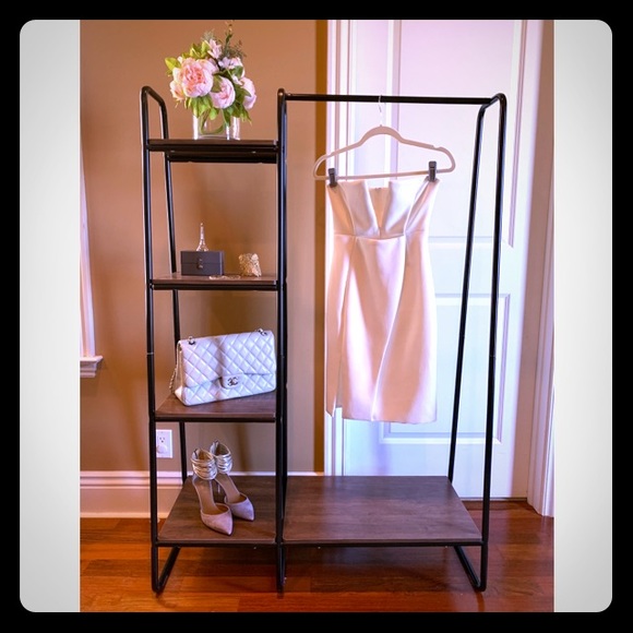 Revolve NBD Unravel Midi Ivory Dress, S - Picture 1 of 8